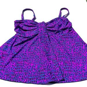 Mazu Swim Women’s Swimsuit Bathing Suit Bikini Tankini Top XL 16